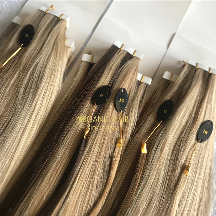 Tape In Hair Extensions - 100% Remy Cuticle Human Hair Extensions A188